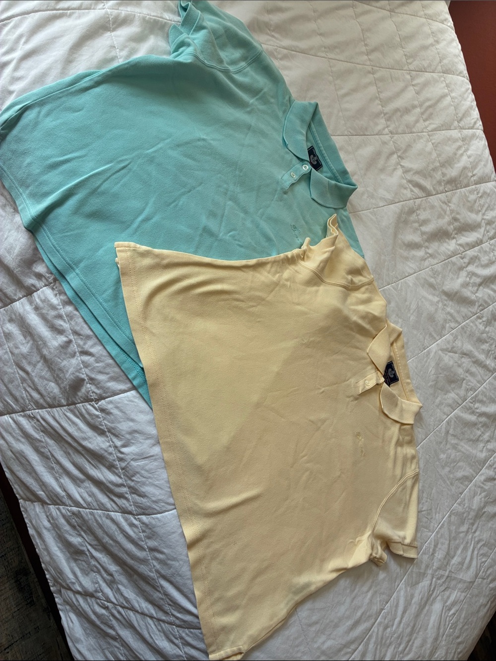 Vintage Faconnable Embroidered Polo x2